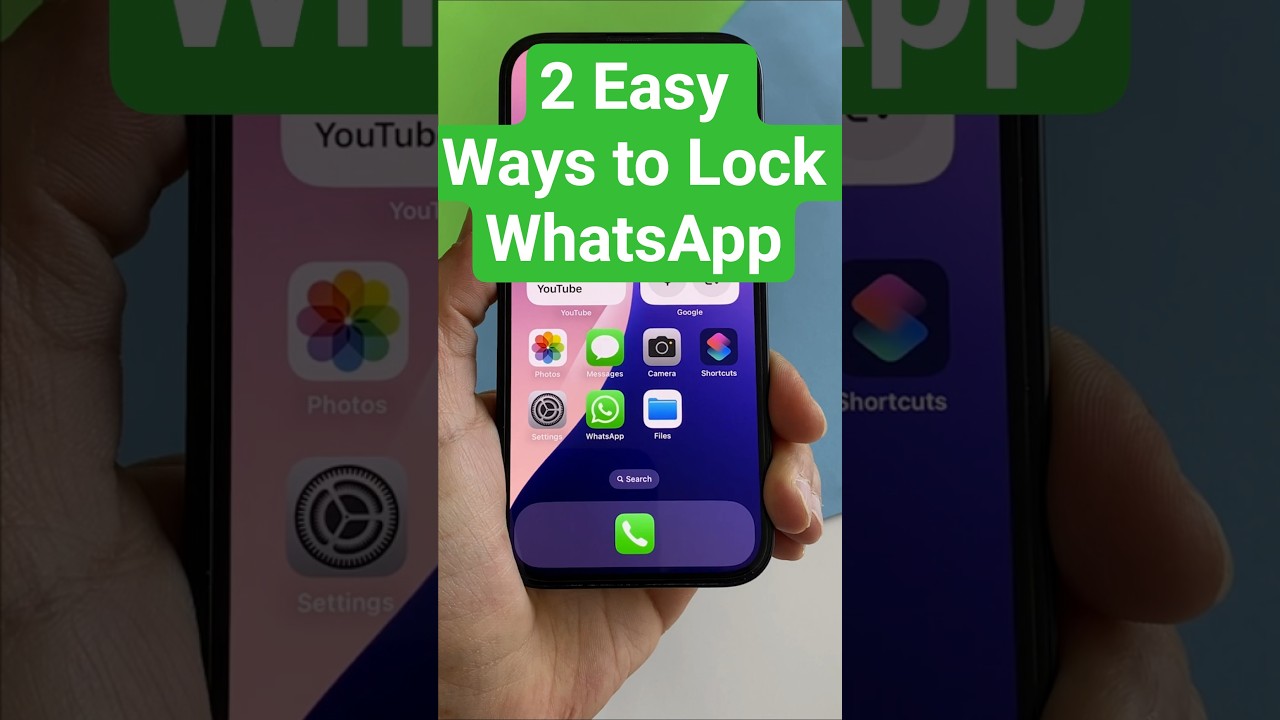 2 Easy Ways to Lock WhatsApp on iPhone! | whatsapp app on iphone | whatsapp on iphone, whatsapp