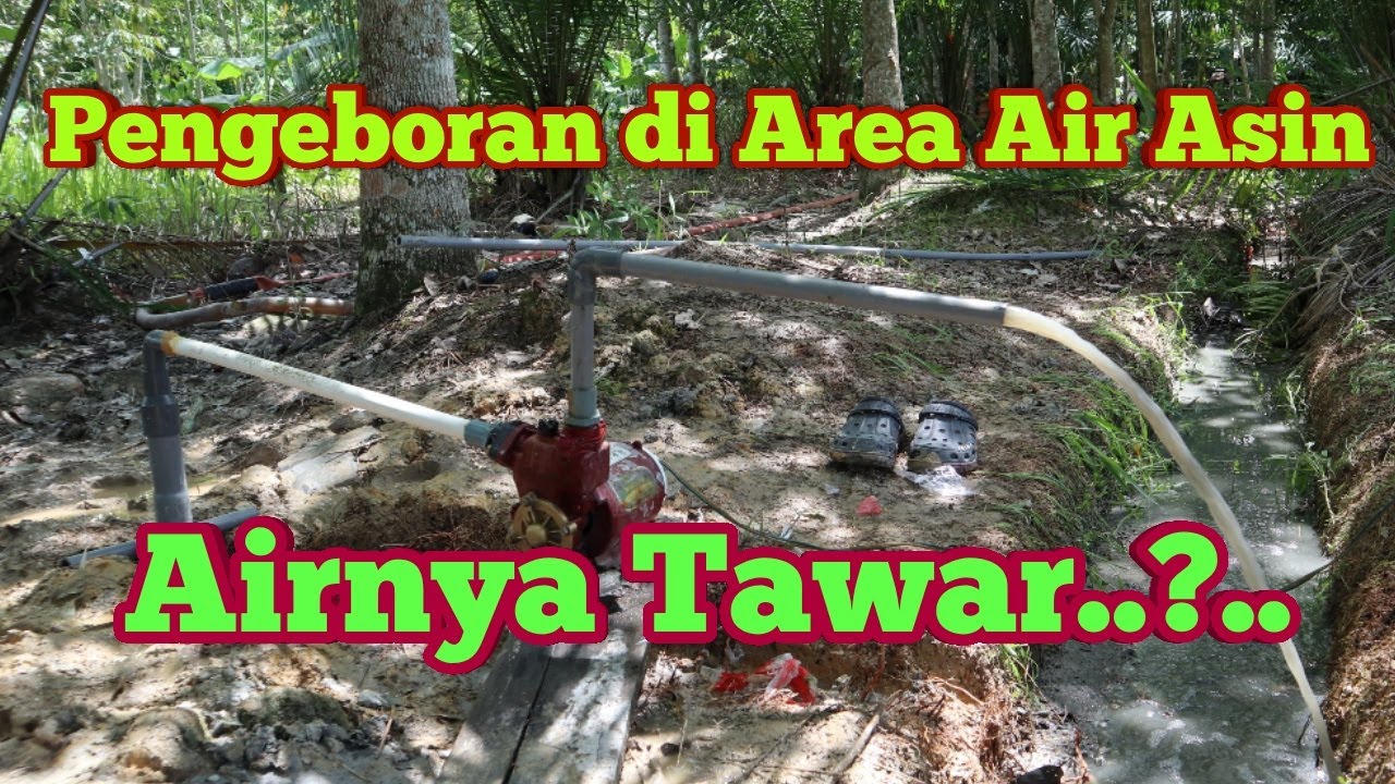 Pengeboran di Area Air Asin