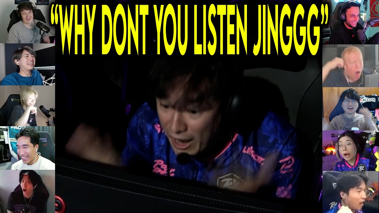 Valorant Streamers React To PRX Alecks LOSING IT On PRX Jinggg Against ONG In VCT