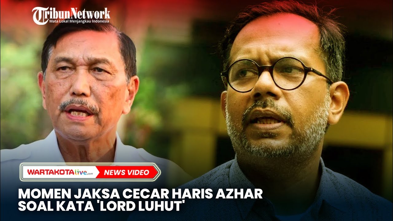 Momen Jaksa Cecar Haris Azhar soal Kata 'Lord Luhut'