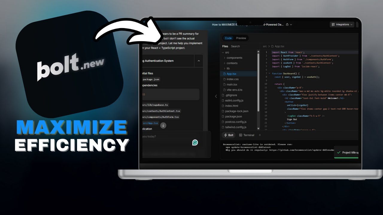 How to MAXIMIZE Efficiency with Bolt's AI-Powered Development Tools in SECONDS!