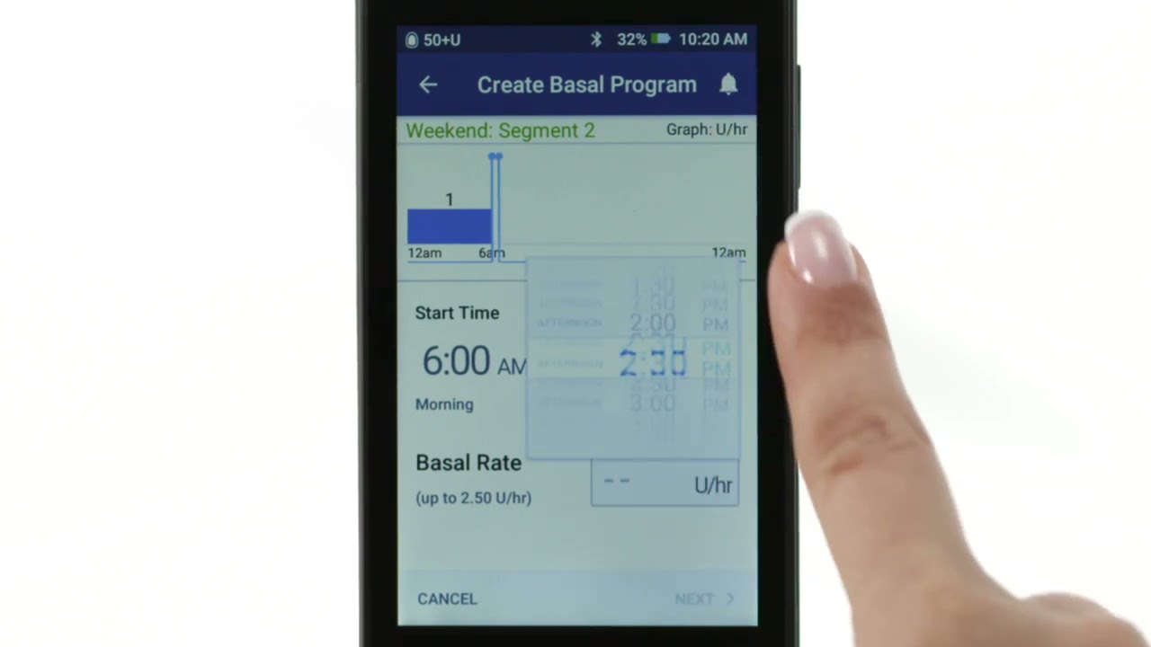 Omnipod DASH® - How to Create a New Basal Program