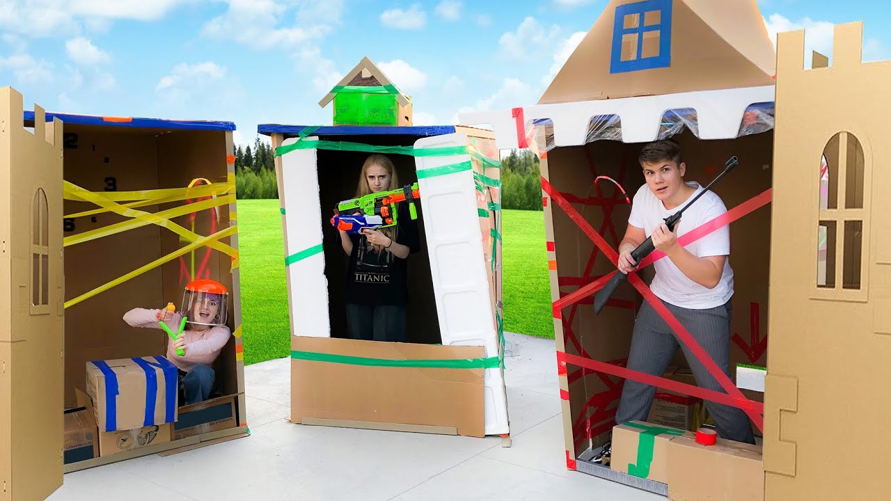 ЧЬЯ КАРТОННАЯ КРЕПОСТЬ УСТОИТ ПОСЛЕДНЕЙ, ПОЛУЧИТ 15 000 рублей!