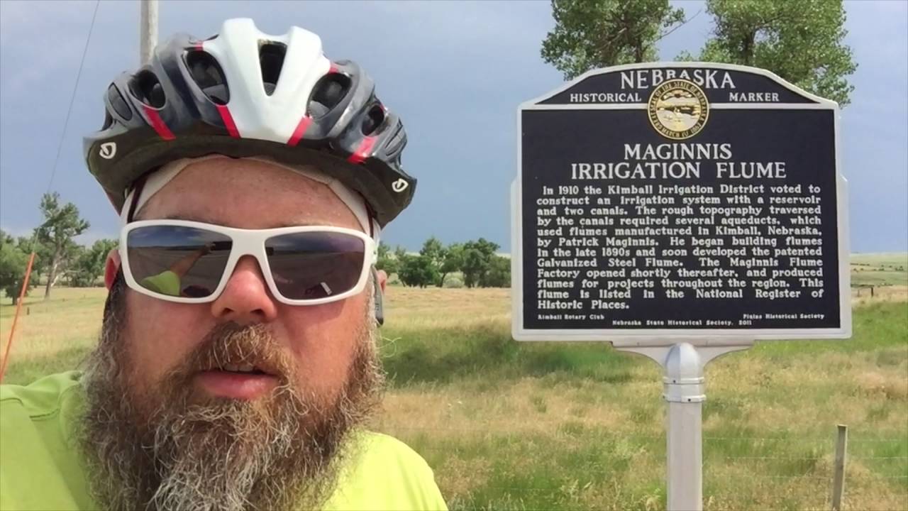 Day 14 Bicycle Tour Scotts Bluff to Oliver Reservior State Recreation Area Nebraska