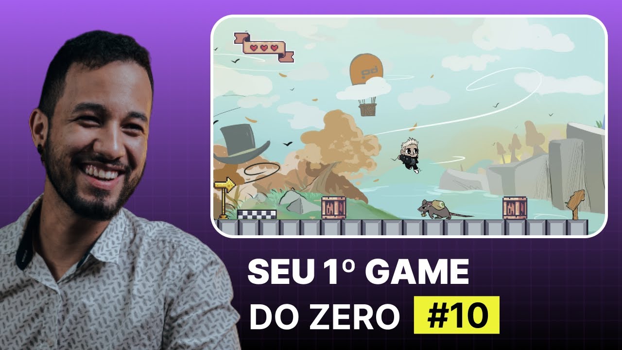 #10 - Curso grátis Construct 3 - Crie seus games do ZERO (Botões touch)