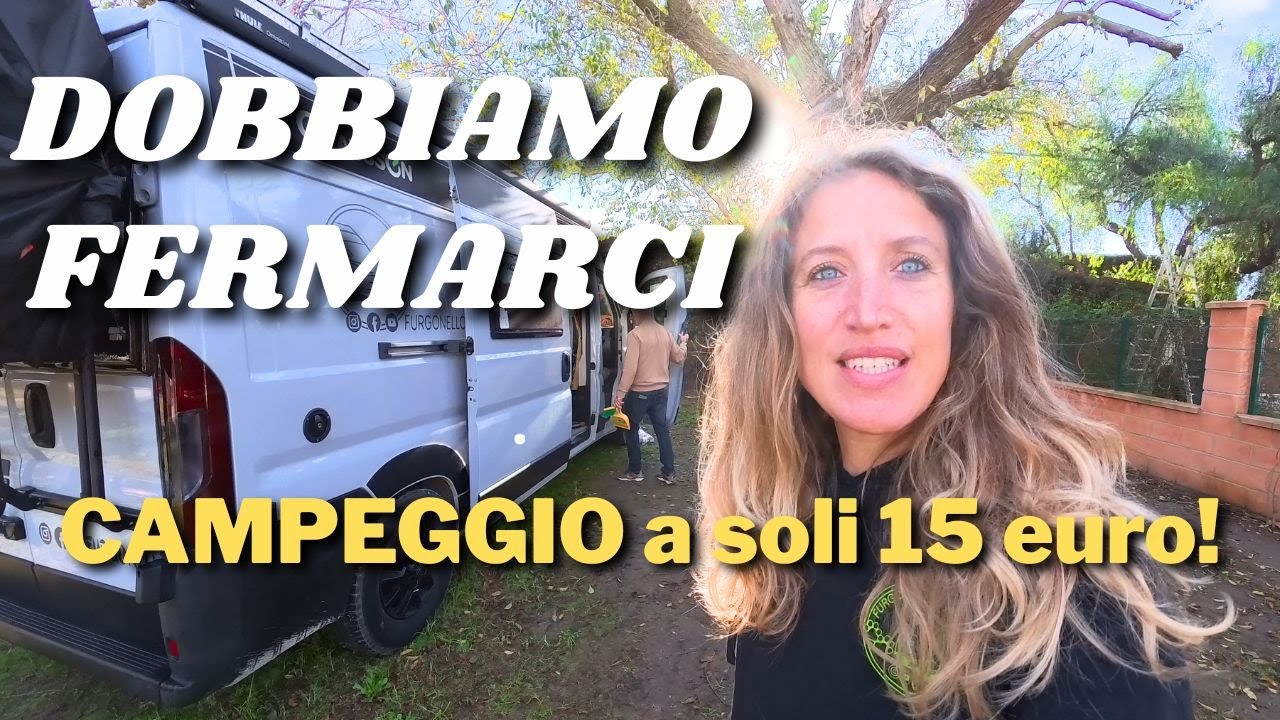 LAVORARE in CAMPER ci ha costretti a fermarci (ma ne è valsa la pena)🚐