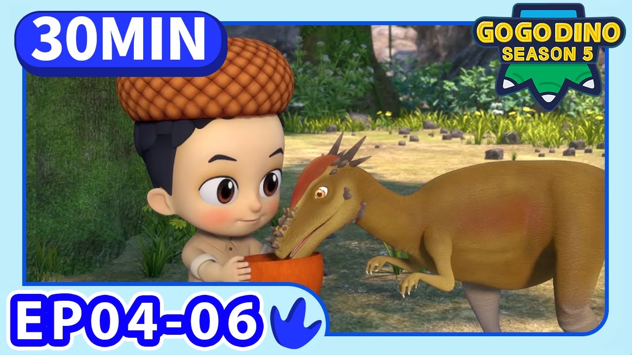 GOGODINO S5【04-06】| 30 min Compilation | Dinosaur for Kids | Kids Cartoon | Toys | Jurassic | Robot