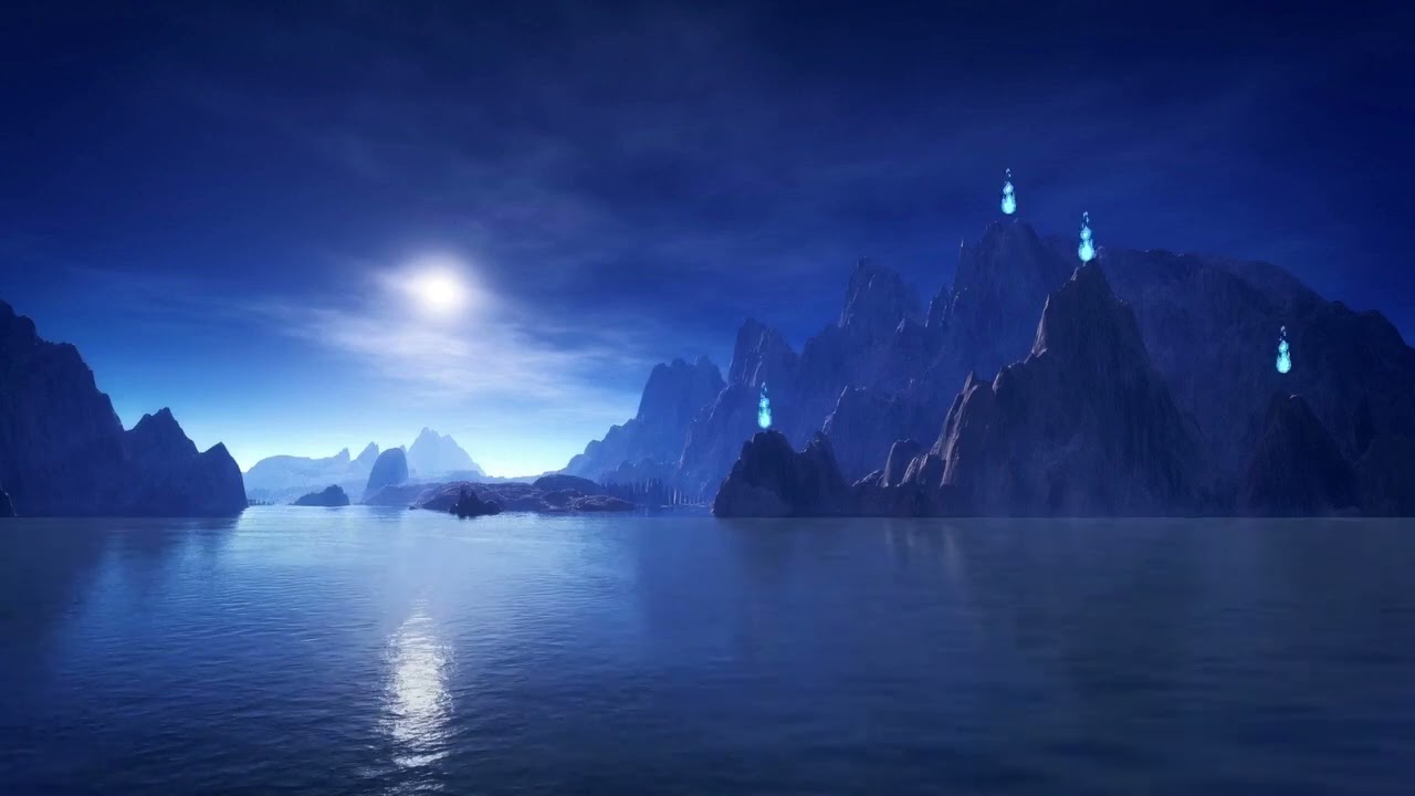 Fantasy river ambience, relaxing river sounds