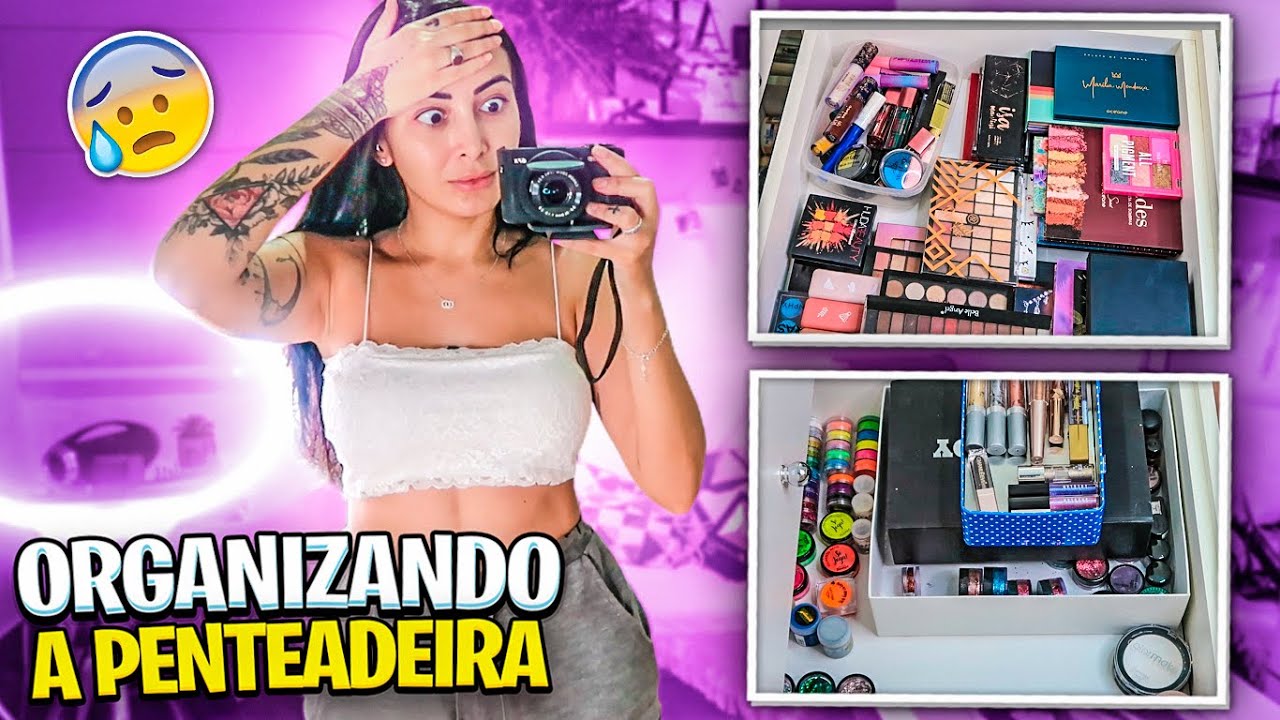 ARRUMANDO A PENTEADEIRA #5 (PALETAS DE SOMBRAS E GLITTERS)