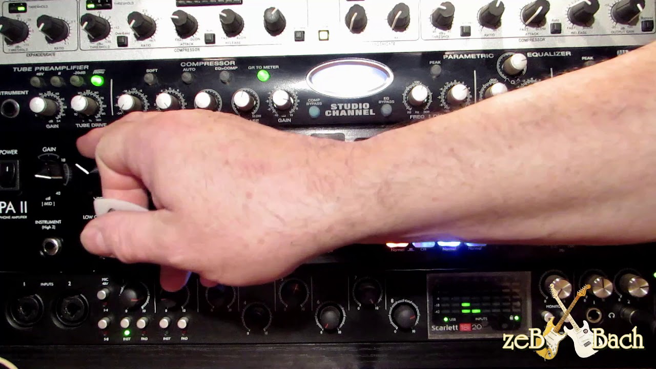ART MPA II Preamp -Home Studio Demo