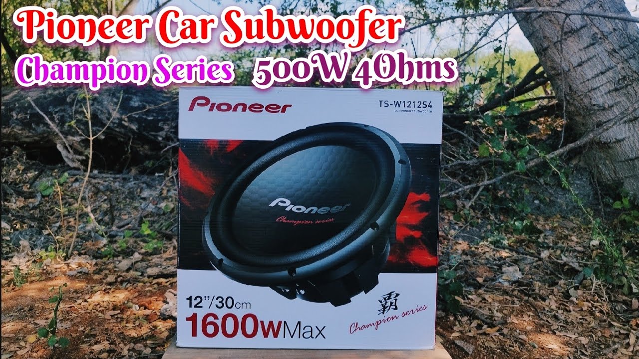 🔥Pioneer TS-W1212S4 Car subwoofer unboxing and verified details 🔉📣| Amplifier | Subwoofer | Vietnam