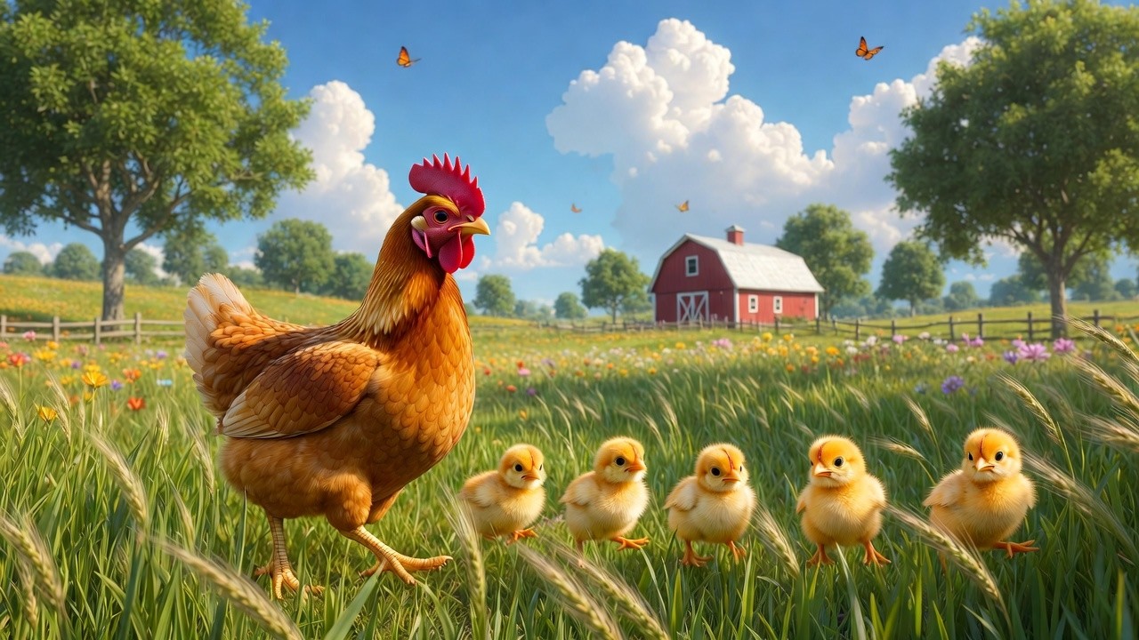 Seis Pollitos Bebés 🐣💛 | Pío Pío Pío | Canción Infantil & Nursery Rhymes en Español