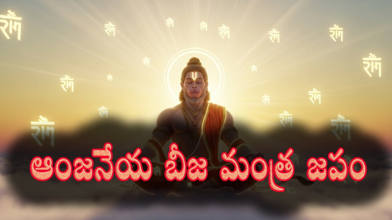 ఆంజనేయ స్వామి బీజ మంత్రం  ANJANEYA SWAMY BIJA MANTRAM