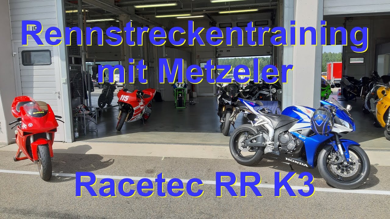 Metzeler Racetec RR K3 zum Rennstreckentraining am Sachsenring