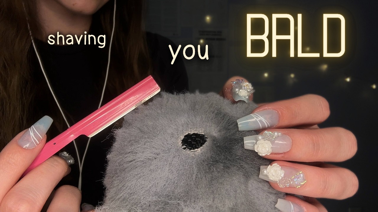 Haircut GONE WRONG [ASMR] *Shaving Fluffy Mic*