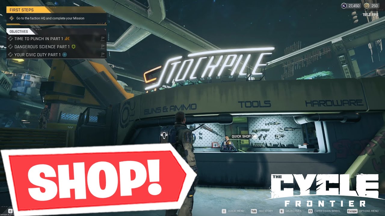 The Cycle Frontier - Take Advantage Of The QUICK SHOP! - Beginner's Guide