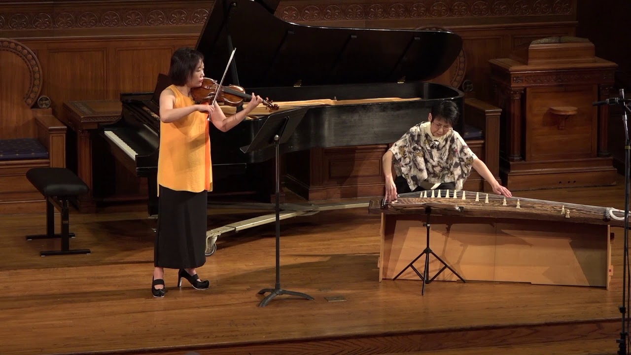 Wooden Fish Ensemble - Dreaming of Li-Po for violin and koto by Boudewijn Buckinx