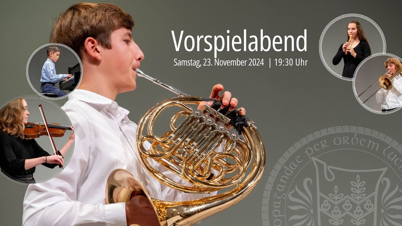Vorspielabend - 23. November 2024