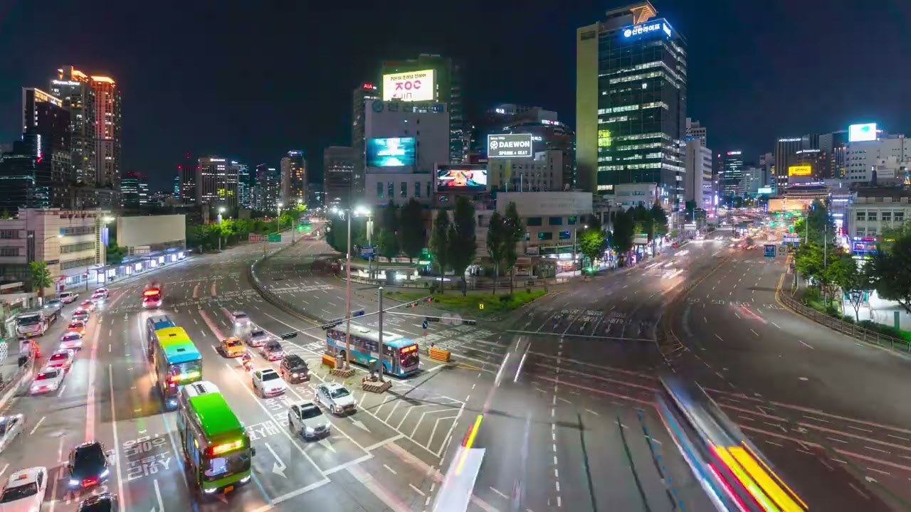 Звуки Ночного Города 2 Часа 🌃 Городская Атмосфера с Музыкой