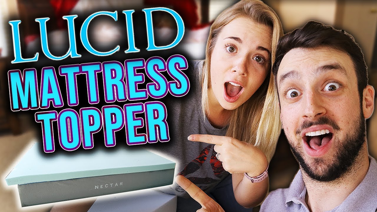 LUCID Gel Memory Foam Mattress Topper - BEST RATED AMAZON TOPPER?