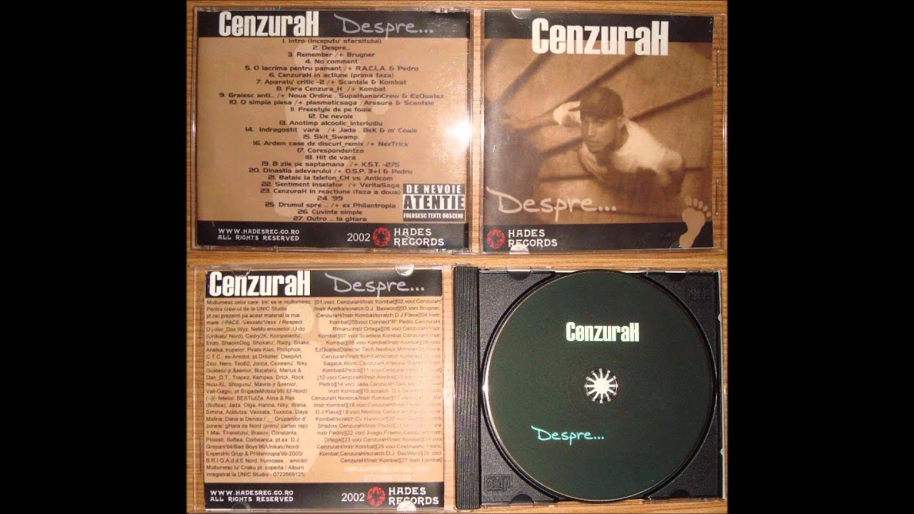 CenzuraH feat Plasmaticsaga, Arssura & Scanteie (Ad Litteram) - O simpla piesa (2002)