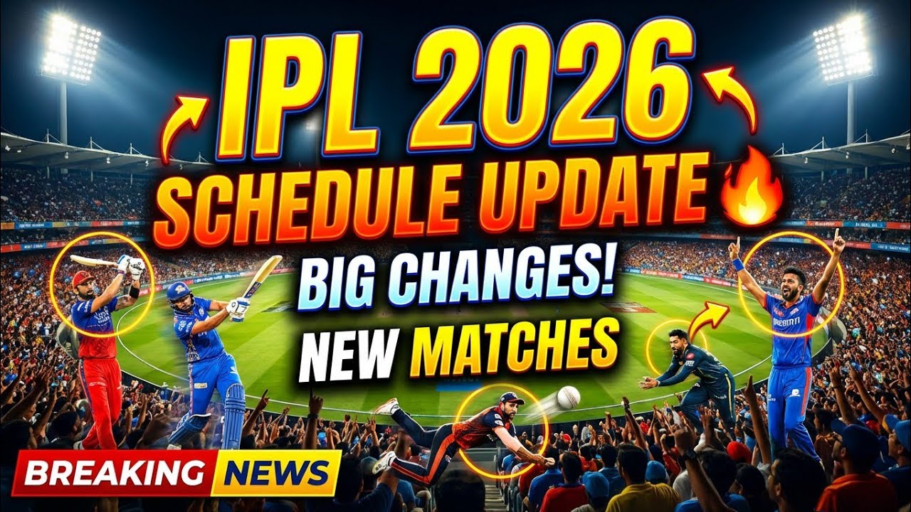 IPL 2026 Schedule Released 😱 | Full Match List, Dates, Time & Venue | IPL 2026 | #ipl2026 #ipl #news