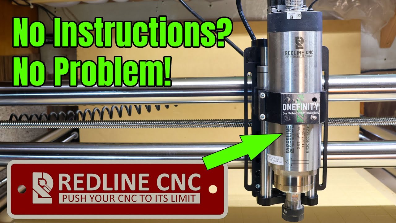 Установка шпинделя Redline CNC 80 мм на мой Onefinity | Вам НУЖНО знать это в первую очередь