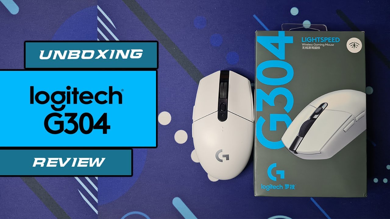 Logitech White G304 Wireless Gaming Mouse Unboxing and Review (Tagalog)