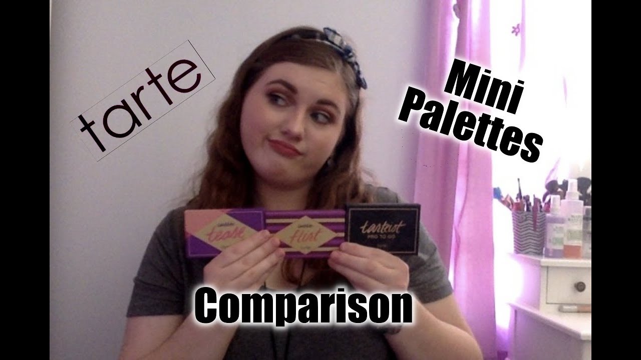 Mini Tarte Travel Palettes Comparison! Review and Swatches