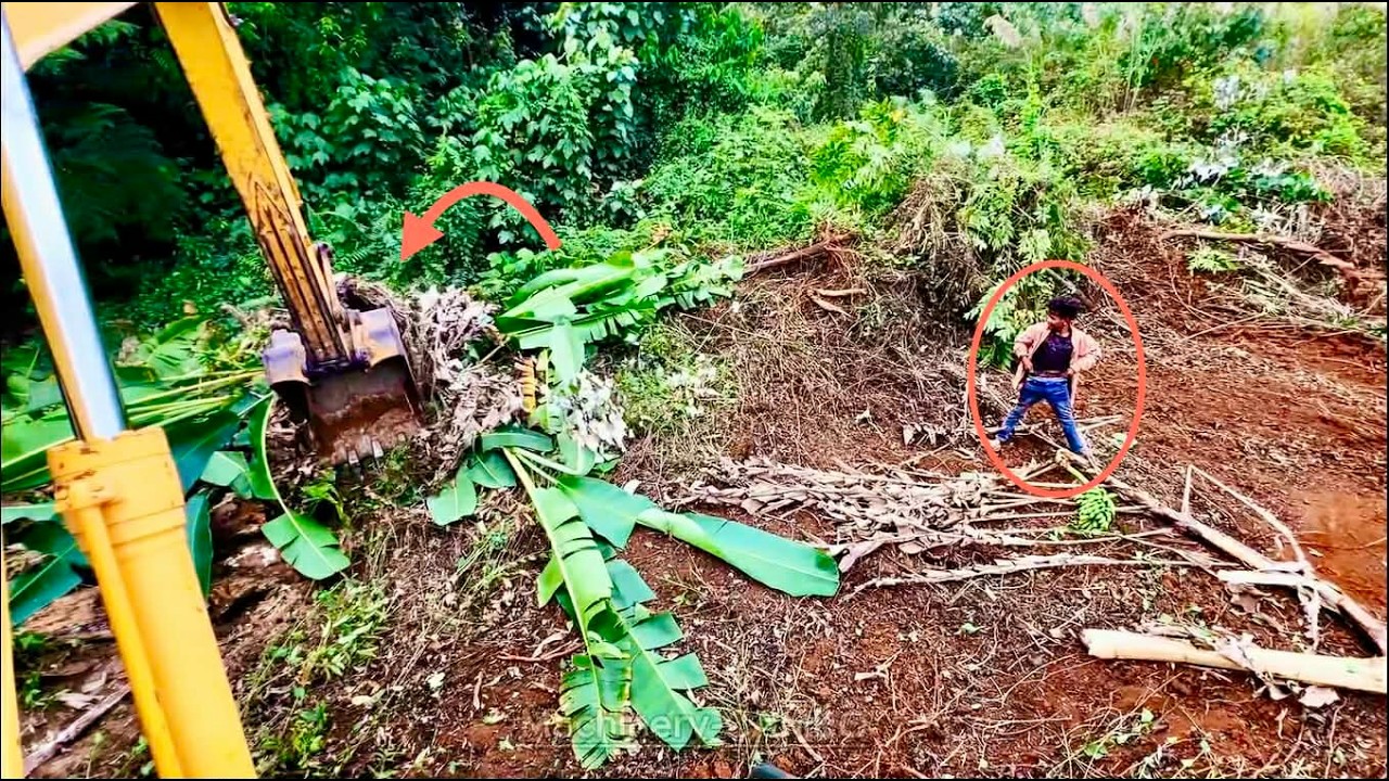 It was really fun to ride on an Excavator to shoot a video