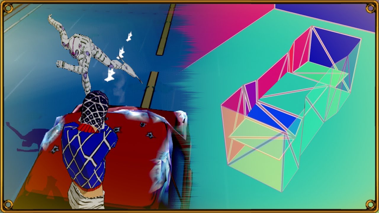 [GioGio PS2] Early Chapter 6-1 Stage Collision Analysis