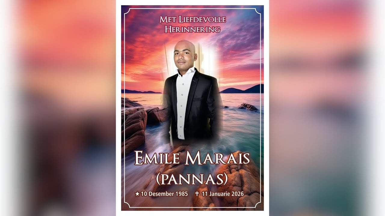 Funeral Service of late Emile Marais (Pannas)