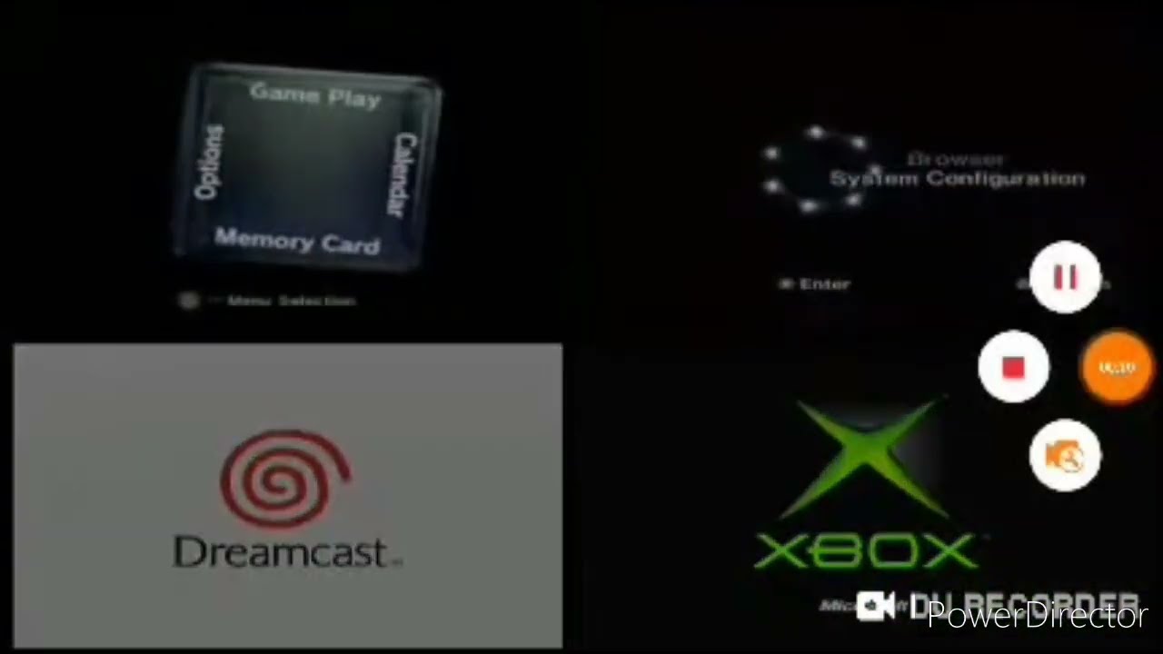 (REUPLOAD/INCOMPLETE) GameCube, Sega Dreamcast, PS2 & Xbox Startup Logos & Menus