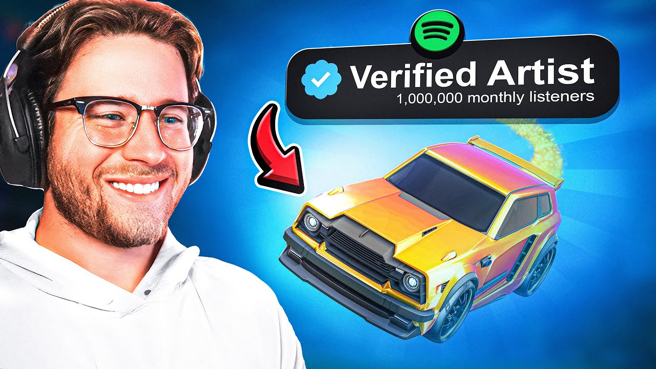 I Trained an Official Rocket League Music Artist how to Rank up FAST