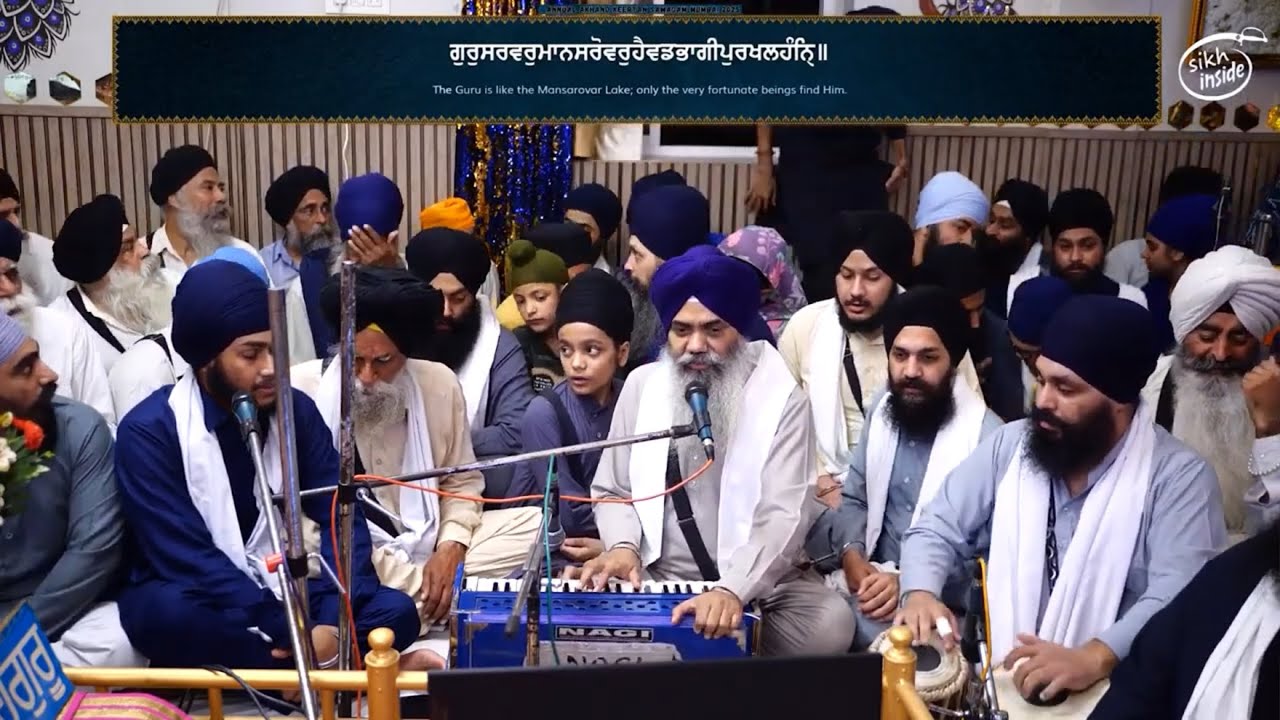 Gur sarvar maan sarovar hai - bhai manpreet singh ji mumbai samagam❤️