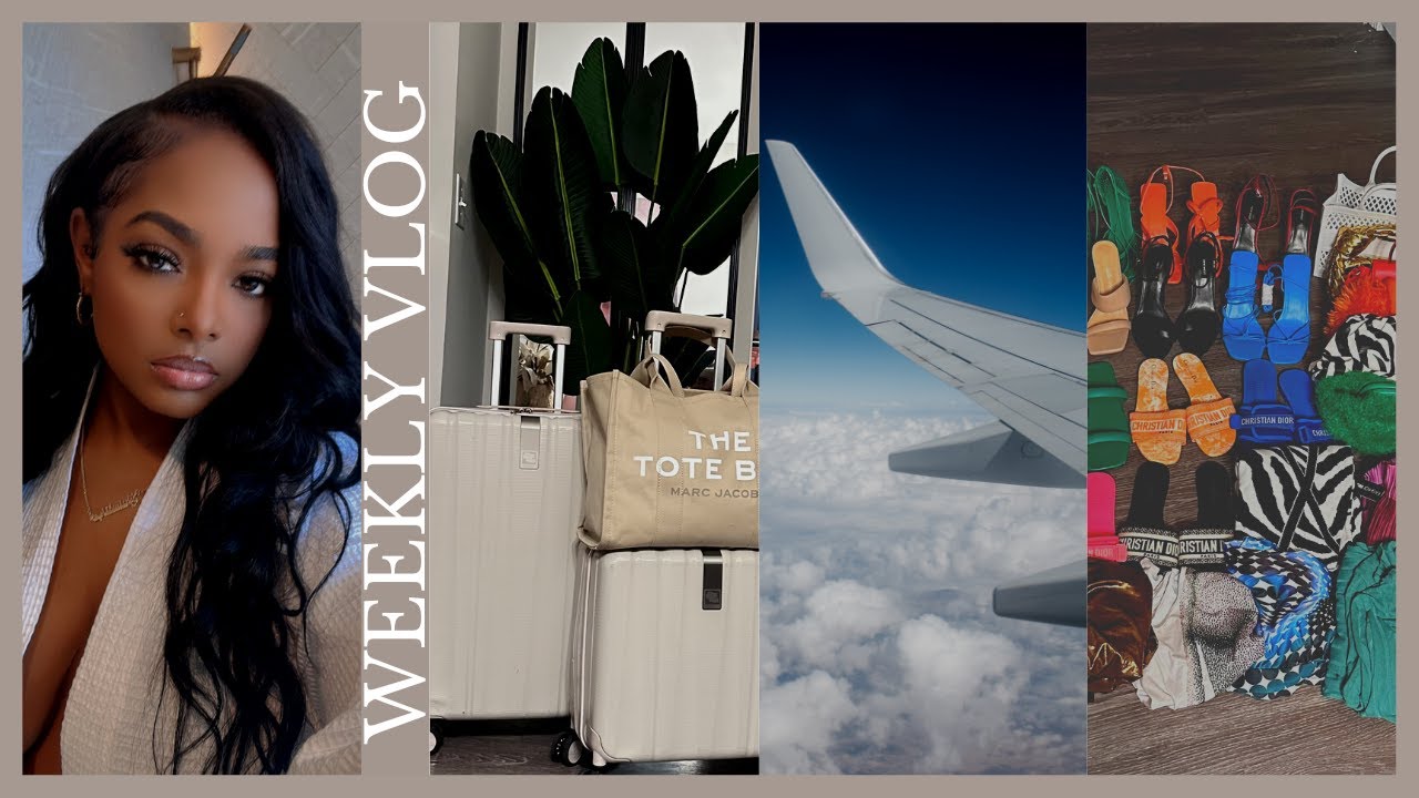 VLOG| PACK WITH ME FOR VACAY TO DOMINICAN REPUBLIC 🇩🇴 + OUTFITS + NEW HAIR + AMAZON TRAVEL MUST HAVE