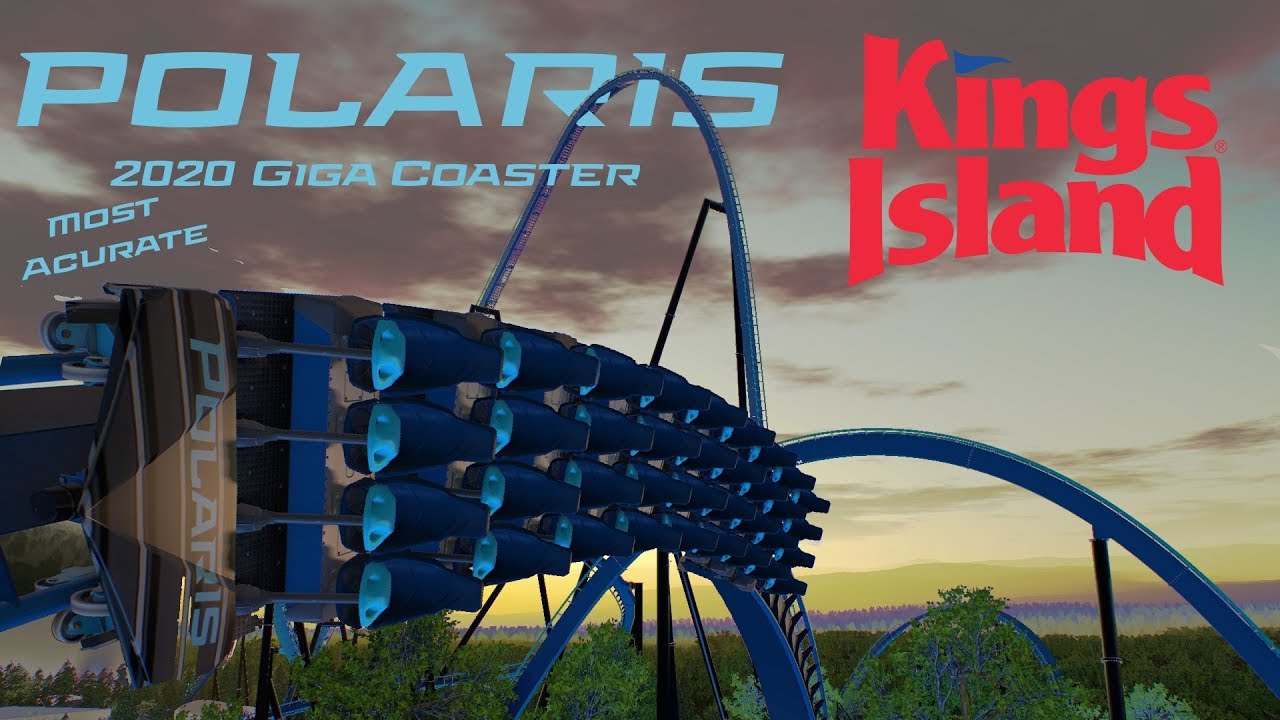 [4k] ALL NEW King's Island 2020 Giga Coaster Polaris POV Animated POV and Off Ride No Limits 2