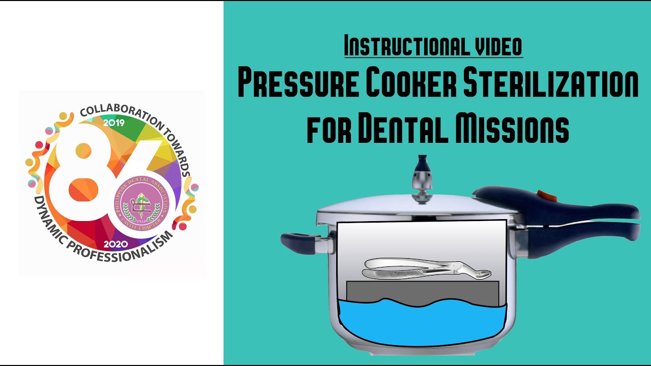 Pressure cooker sterilization by Cavite Dental Chapter