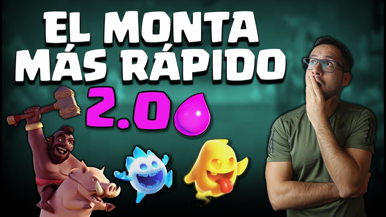 ¡EL MONTA MÁS RÁPIDO, 2.0 ELIXIR! GANANDO EN 6000 COPAS | Malcaide Clash Royale
