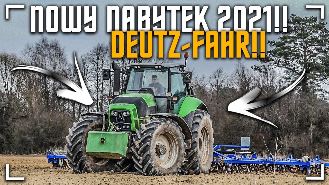 Nowy Nabytek !?☆Uprawa 2021☆Deutz-Fahr Agrotron X720 & Agregat New Holland 8.5M☆Agro Duduś☆