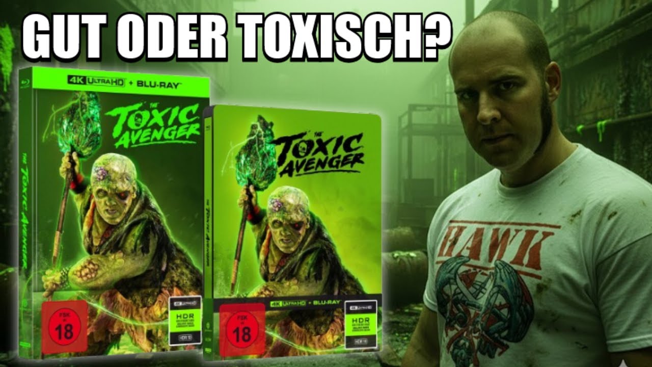 Full Set THE TOXIC AVENGER Mediabook und SteelBook® (4K Ultra HD) - REVIEW | UNBOXING