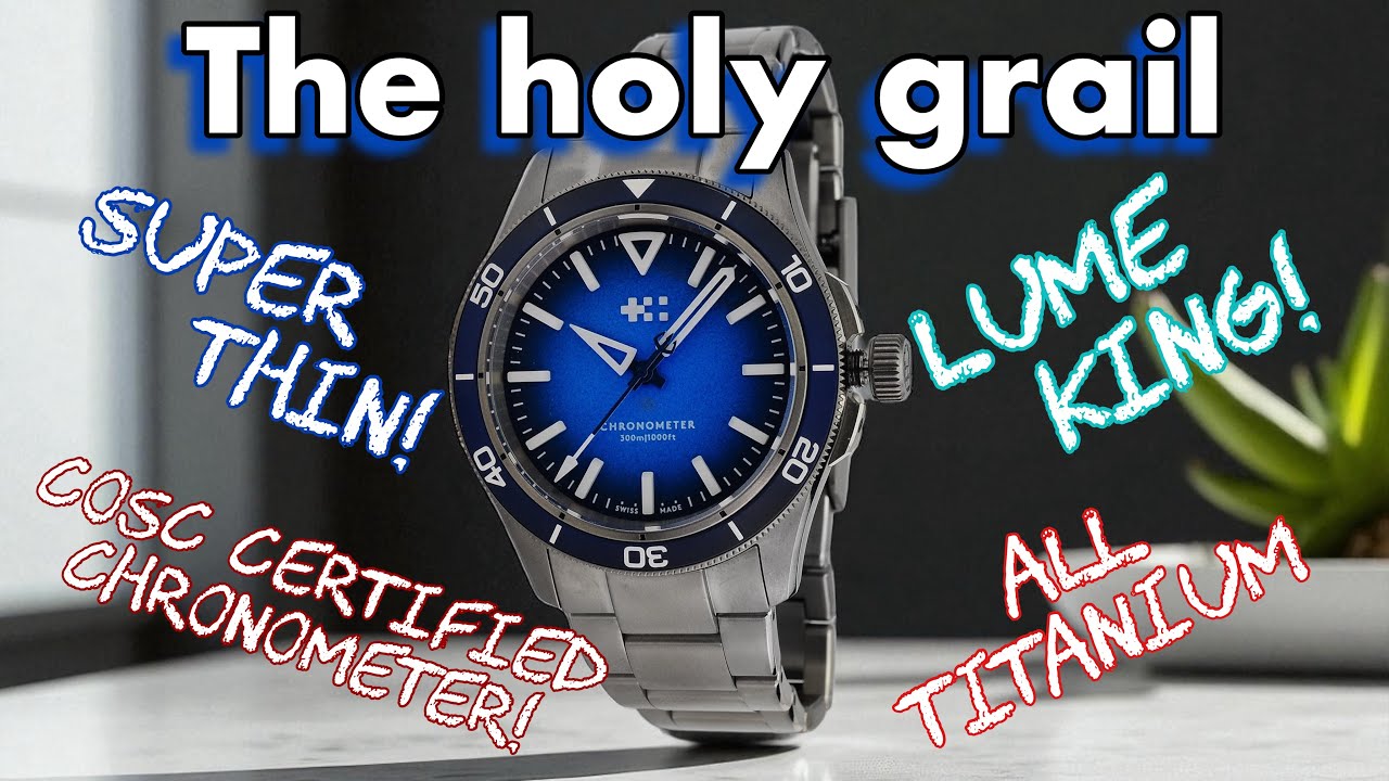 Holy Grail defined - Christopher Ward C60 Trident Lumiere - We now have the perfect daily diver