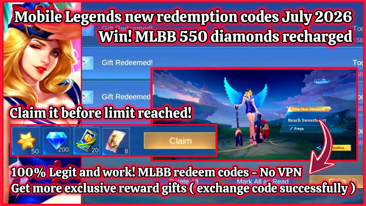 3 промокода Mobile Legends на 24 июля 2026: пополнение алмазов MLBB и бесплатная карта Starlight