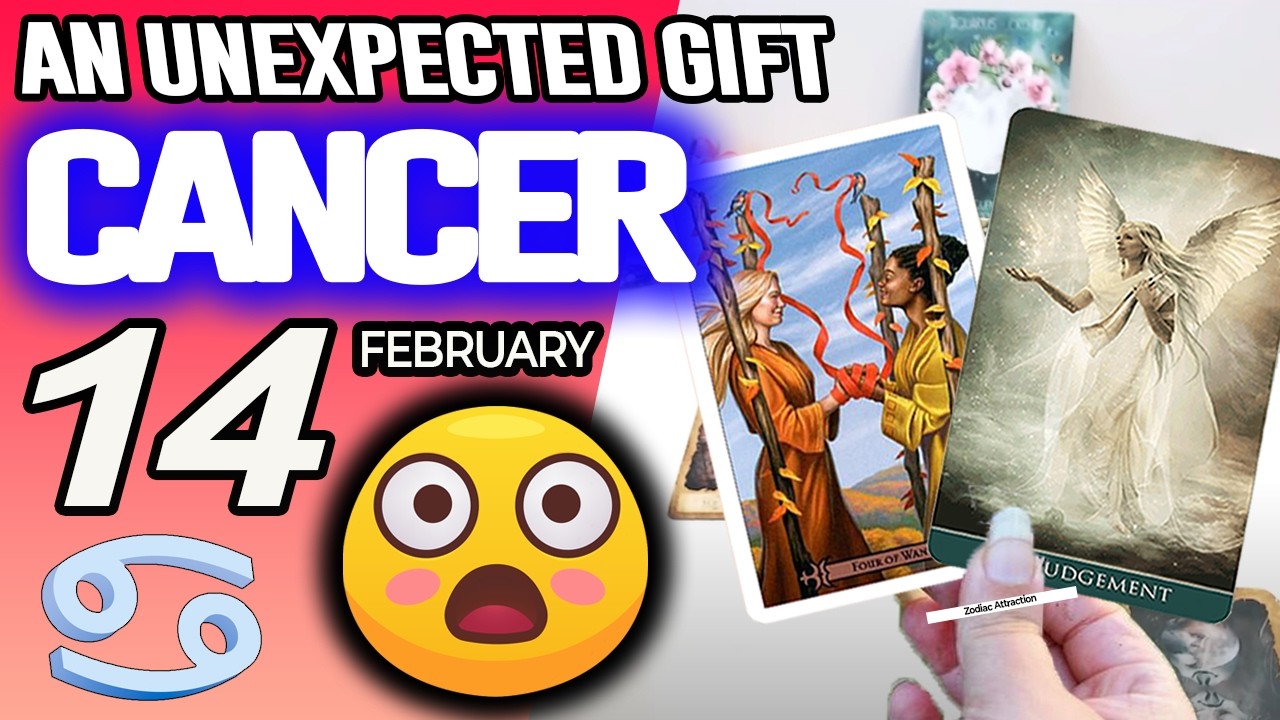 Cancer ♋AN UNEXPECTED GIFT 😍 horoscope for today FEBRUARY 14 2026 ♋ #cancer tarot FEBRUARY
