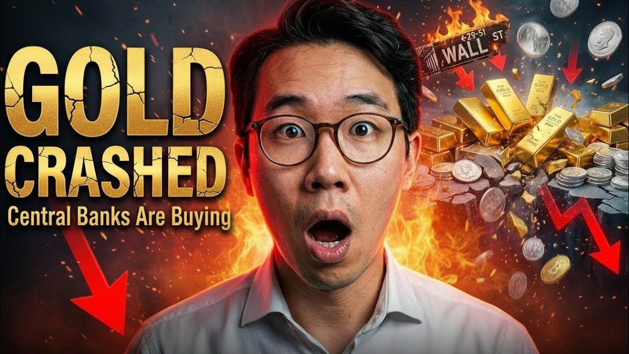 GOLD & SILVER CRASHING: Central Banks Are Buying While YOU Panic Sell (What They're Hiding)