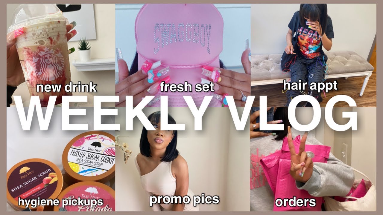 weekly vlog: promo pics, maintenance appts, trying new drinks and more!! ⎜Beauty Forever