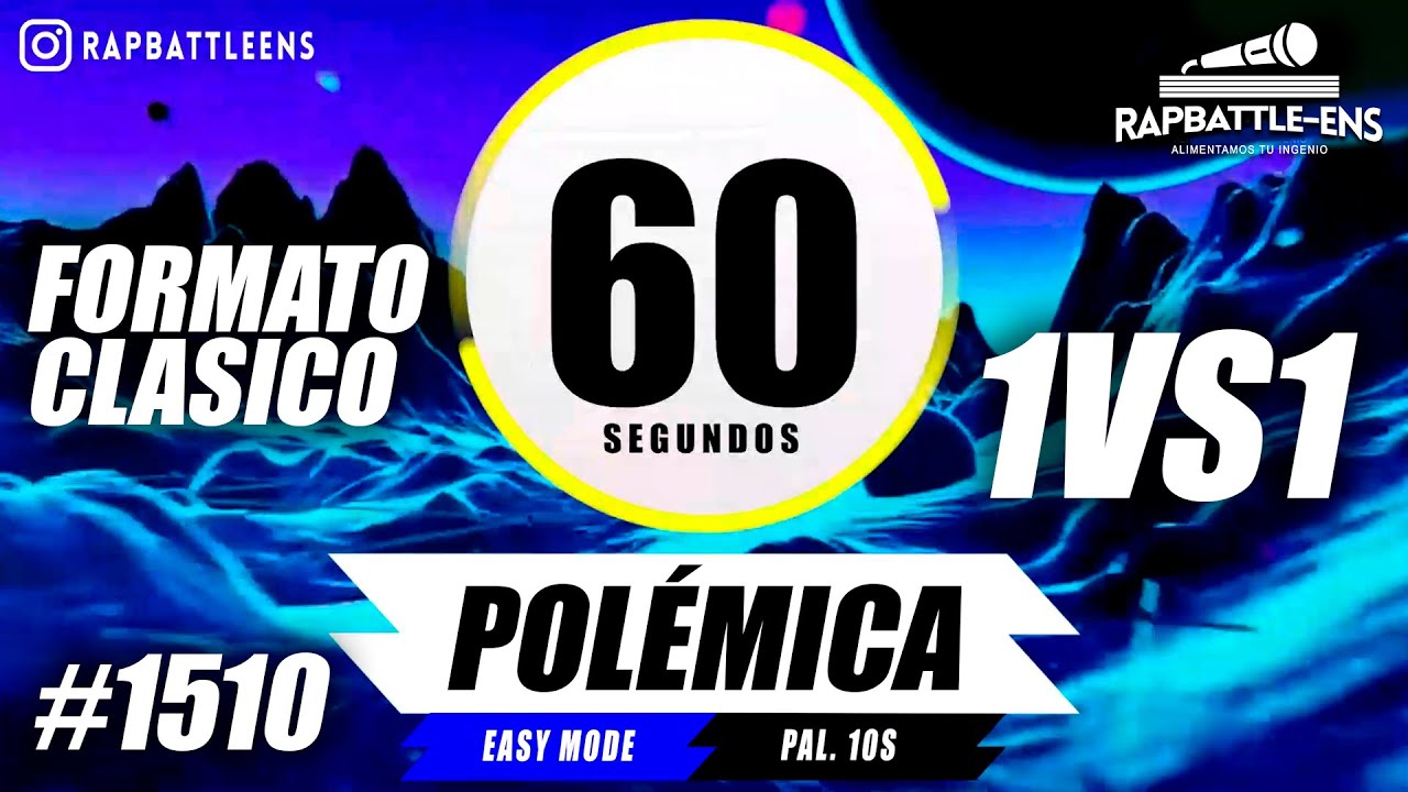 🎤 Formato FMS 1VS1 🔥 Base de Rap Para Improvisar Con Palabras | ENTRENAMIENTO FMS #1510