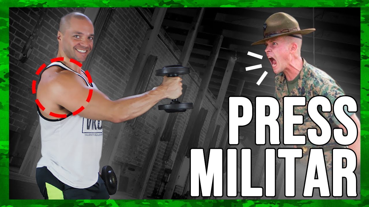 La Técnica CORRECTA de PRESS MILITAR ✅ | HOMBROS BIEN MARCADOS 😱