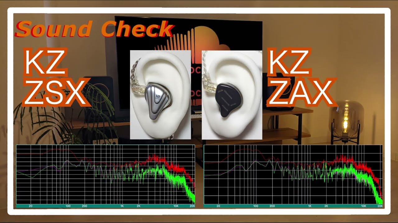 KZ ZSX vs KZ ZAX [IEMs Chinese In-Ear headphones Sound Comparison 中華イヤホン音比較]