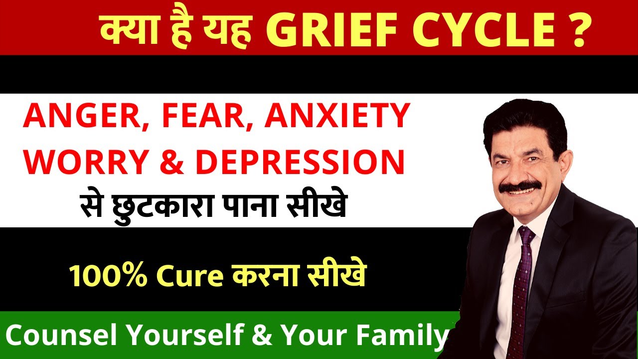 How To Deal with ANGER, FEAR, ANXIETY, WORRY & DEPRESSION in this Lockdown | Grief Cycle in Hindi